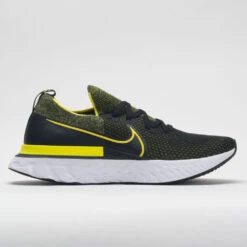 Nike React Infinity Run Flyknit Men's Black/Sonic Yellow