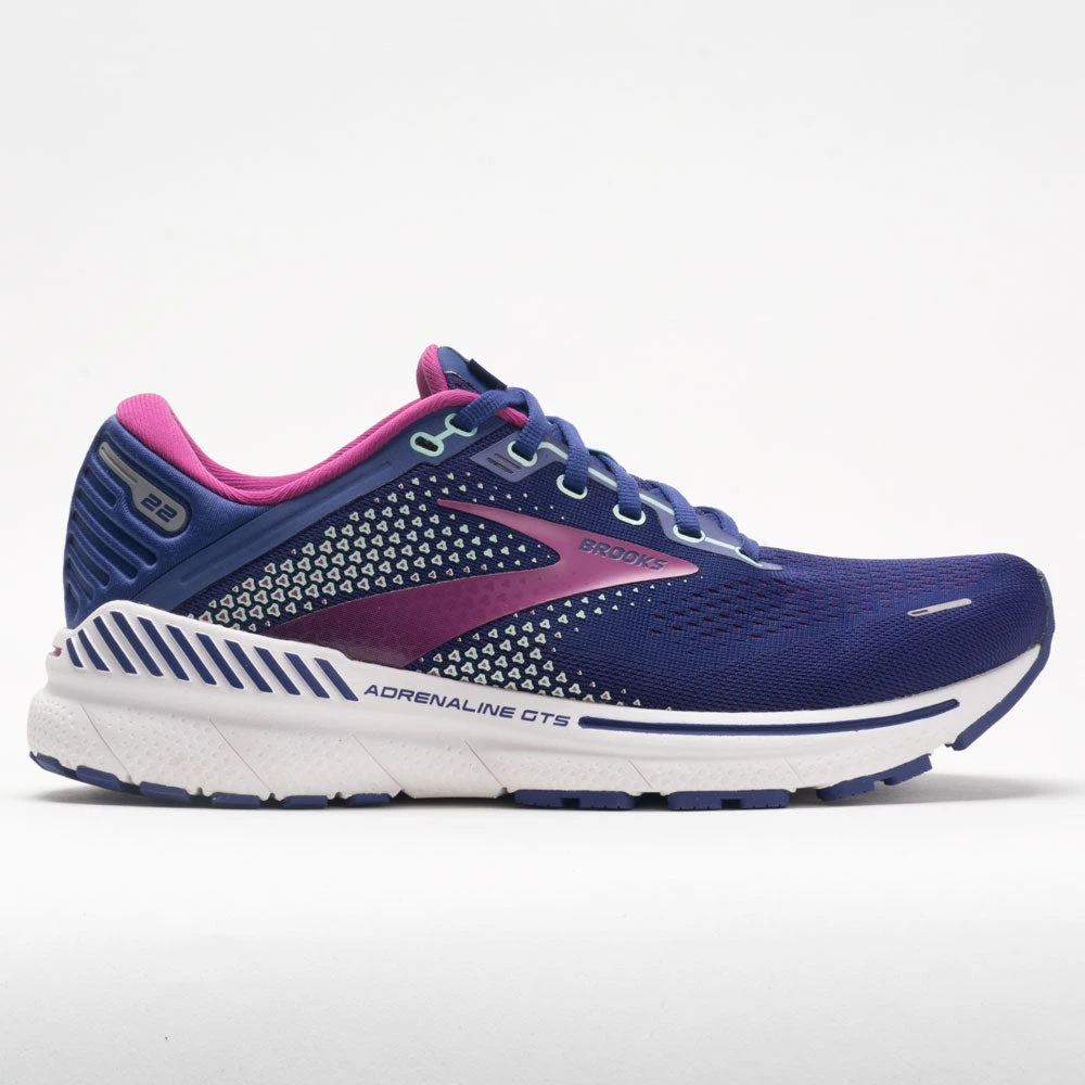 Brooks Adrenaline GTS 22 Women's Navy/Yucca/Pink 1 Brooks Adrenaline GTS 22 Women's Navy/Yucca/Pink