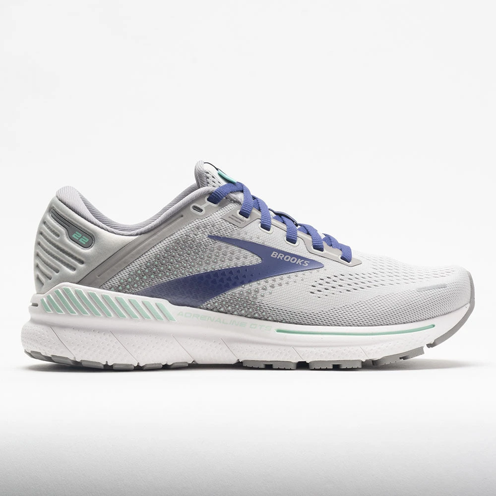 Brooks Adrenaline GTS 22 Women's Alloy/Blue/Green 1 Brooks Adrenaline GTS 22 Women's Alloy/Blue/Green