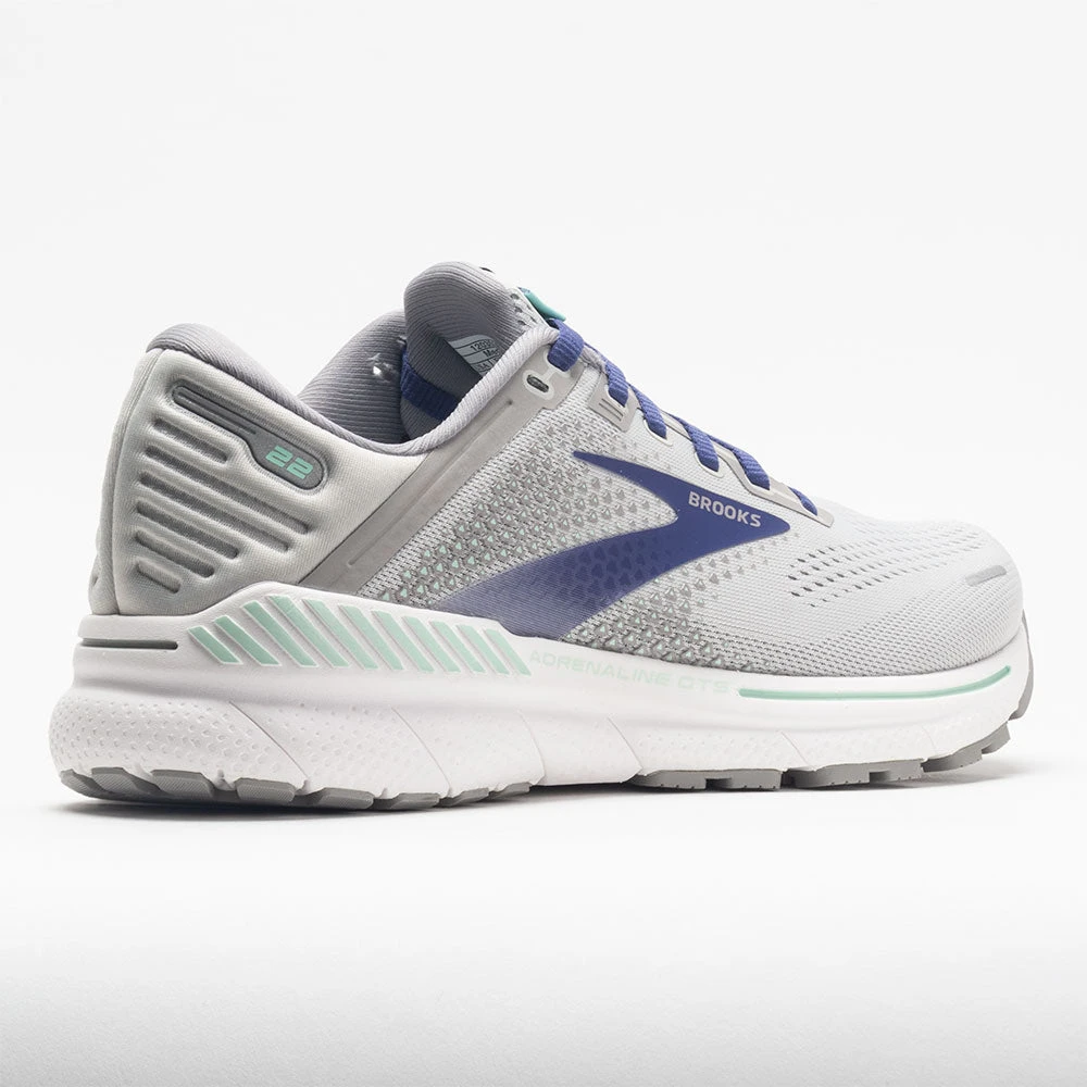 Brooks Adrenaline GTS 22 Women's Alloy/Blue/Green 6 Brooks Adrenaline GTS 22 Women's Alloy/Blue/Green - Image 6