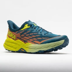 HOKA Speedgoat 5 Men's Blue Coral/Evening Primrose -Sports Shoe Store 047736 5