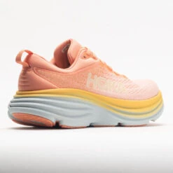 HOKA Bondi 8 Women's Shell Coral/Peach Parfait -Sports Shoe Store 048475 6
