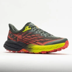 HOKA Speedgoat 5 Men's Thyme/Fiesta -Sports Shoe Store 048562 5
