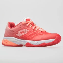 Lotto Mirage 300 II Speed Women's Red Fluo/All White/Vivid Rose -Sports Shoe Store 116004 5