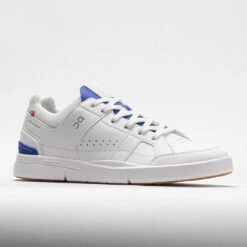 On Running On The Roger Clubhouse Men's White/Indigo -Sports Shoe Store 116858 5