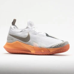Nike React Vapor NXT Men's White/Khaki/Light Bone/Orange Trance -Sports Shoe Store 116991 5