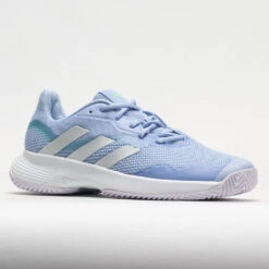 Adidas CourtJam Control Women's Blue Dawn/Metallic/White -Sports Shoe Store 117076 5