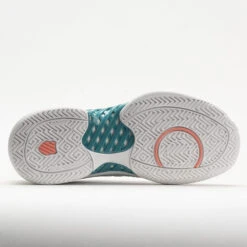 K-Swiss Hypercourt Express 2 Women's Blanc De Blanc/Nile Blue/Desert -Sports Shoe Store 117153 4