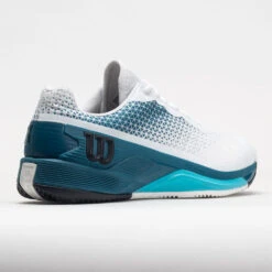 Wilson Rush Pro 4.0 Clay Men's White/Blue Coral/Blue Atoll -Sports Shoe Store 117516 6