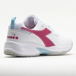 Diadora Challenge 5 SL Junior White/Pinklady -Sports Shoe Store 121358 6
