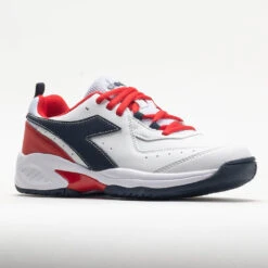 Diadora Challenge 5 SL Junior White/Blue Corsair/Fiery Red 10 Diadora Challenge 5 SL Junior White/Blue Corsair/Fiery Red -Sports Shoe Store 121359 5