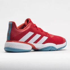 Adidas Barricade Junior Better Scarlet/White/Preloved Red -Sports Shoe Store 121361 6
