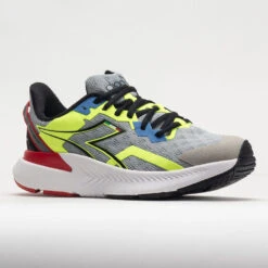 Diadora Mythos Volo 3 Junior Silver/Black/Yellow -Sports Shoe Store 121395 5