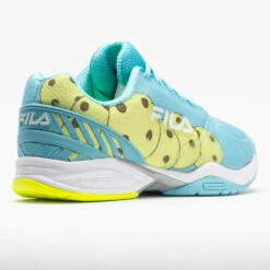 Fila Volley Zone Women's Bluefish/White/Safety Yellow -Sports Shoe Store 370036 6