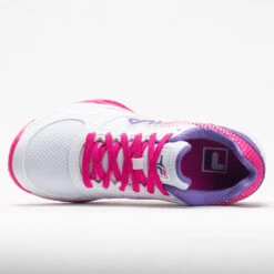 Fila Volley Zone Women's White/Pink Glo/Purple -Sports Shoe Store 370037 2