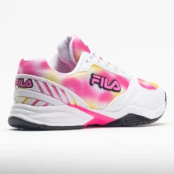 Fila Volley Zone Women's Tie-Dye Print White/Pink/Black -Sports Shoe Store 370038 6