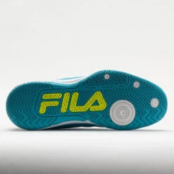 Fila Double Bounce 3 Women's Scuba Blue/White/Safety Yellow -Sports Shoe Store 370041 4