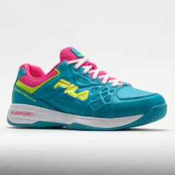 Fila Double Bounce 3 Women's Scuba Blue/White/Safety Yellow -Sports Shoe Store 370041 5
