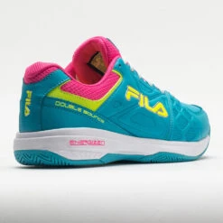 Fila Double Bounce 3 Women's Scuba Blue/White/Safety Yellow -Sports Shoe Store 370041 6
