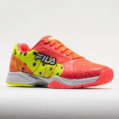 Fila Volley Zone Women's /Fiery Coral/Yellow/Black -Sports Shoe Store 370059 5
