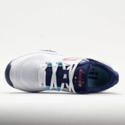 Diadora Trofeo 2 AG Pickleball Women's White/Blueprint/Pink Yarrow -Sports Shoe Store 370081 2