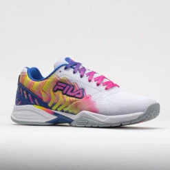 Fila Volley Zone PBF Women's White/Knockout Pink/Mazarine Blue -Sports Shoe Store 370107 5