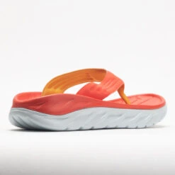 Hoka One One Ora Recovery Flip Men's Fiesta/Amber Yellow -Sports Shoe Store 570590 6
