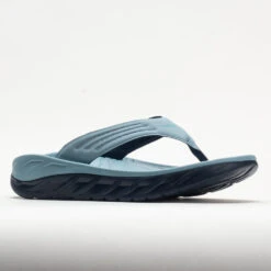 HOKA Ora Recovery Flip Men's Stone Blue/Outer Space -Sports Shoe Store 570604 5