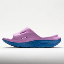 HOKA Ora Recovery Slide 3 Unisex Cyclamen/Coastal Sky -Sports Shoe Store 570612 1