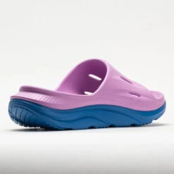 HOKA Ora Recovery Slide 3 Unisex Cyclamen/Coastal Sky -Sports Shoe Store 570612 6