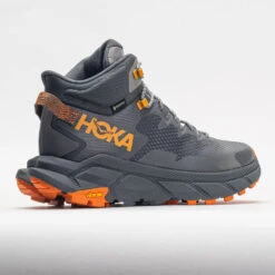 HOKA Trail Code GTX Men's Castlerock/Persimmon Orange -Sports Shoe Store 631237 6