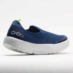 OOFOS OOmg EeZee Women's White/Navy -Sports Shoe Store 631315 6